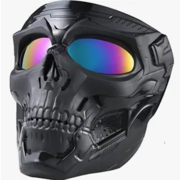 Skull Paintball Mask Anti-sand Dustproof Mask Halloween - Picture 1 of 5